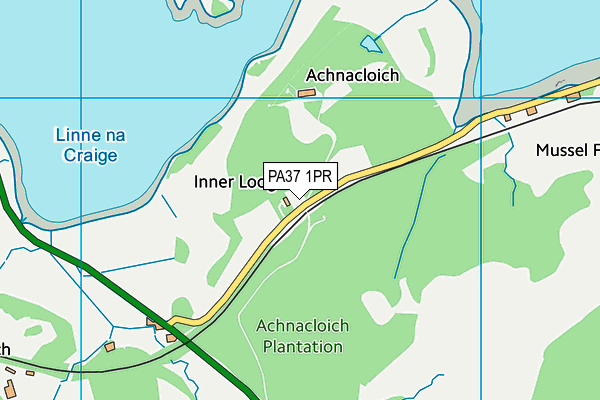 PA37 1PR map - OS VectorMap District (Ordnance Survey) PA37 1PR map - OS VectorMap District (Ordnance Survey)