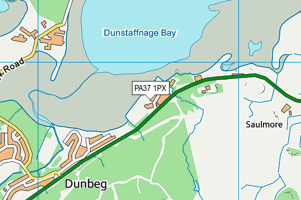 PA37 1PX map - OS VectorMap District (Ordnance Survey)