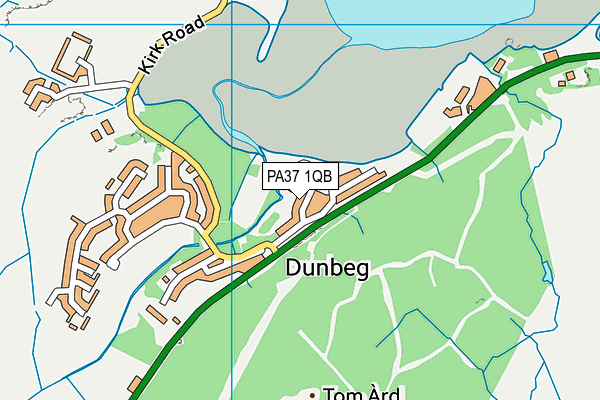 PA37 1QB map - OS VectorMap District (Ordnance Survey) PA37 1QB map - OS VectorMap District (Ordnance Survey)