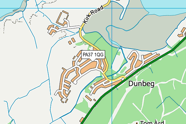PA37 1QG map - OS VectorMap District (Ordnance Survey) PA37 1QG map - OS VectorMap District (Ordnance Survey)