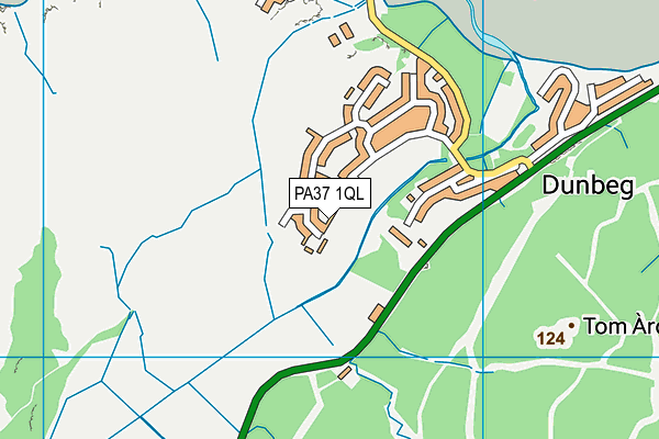 PA37 1QL map - OS VectorMap District (Ordnance Survey) PA37 1QL map - OS VectorMap District (Ordnance Survey)