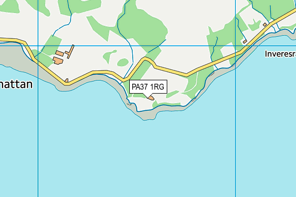 PA37 1RG map - OS VectorMap District (Ordnance Survey) PA37 1RG map - OS VectorMap District (Ordnance Survey)
