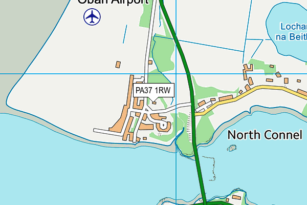 PA37 1RW map - OS VectorMap District (Ordnance Survey) PA37 1RW map - OS VectorMap District (Ordnance Survey)