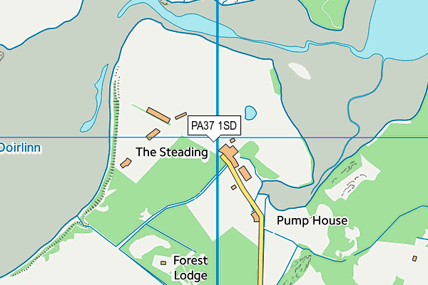 PA37 1SD map - OS VectorMap District (Ordnance Survey) PA37 1SD map - OS VectorMap District (Ordnance Survey)