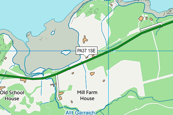 PA37 1SE map - OS VectorMap District (Ordnance Survey) PA37 1SE map - OS VectorMap District (Ordnance Survey)