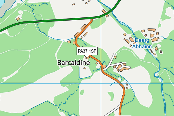 PA37 1SF map - OS VectorMap District (Ordnance Survey) PA37 1SF map - OS VectorMap District (Ordnance Survey)