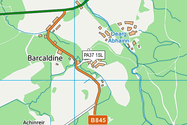 PA37 1SL map - OS VectorMap District (Ordnance Survey) PA37 1SL map - OS VectorMap District (Ordnance Survey)