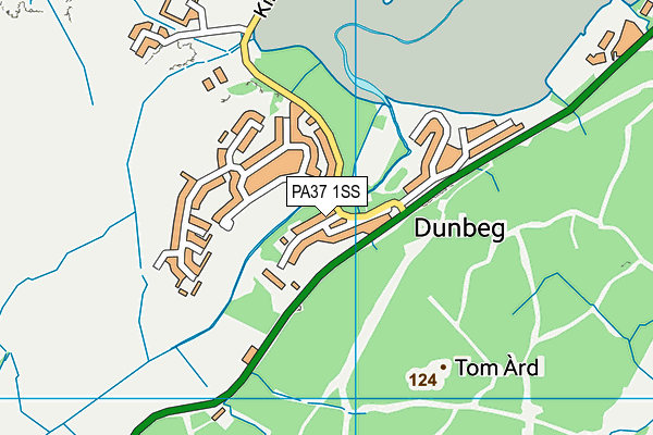 PA37 1SS map - OS VectorMap District (Ordnance Survey) PA37 1SS map - OS VectorMap District (Ordnance Survey)