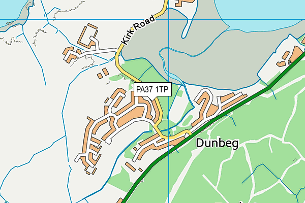 PA37 1TP map - OS VectorMap District (Ordnance Survey) PA37 1TP map - OS VectorMap District (Ordnance Survey)
