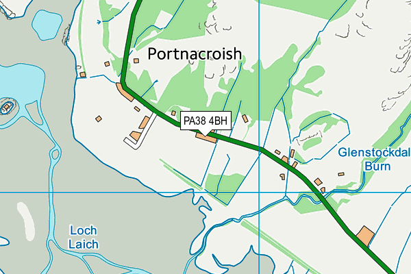 PA38 4BH map - OS VectorMap District (Ordnance Survey) PA38 4BH map - OS VectorMap District (Ordnance Survey)