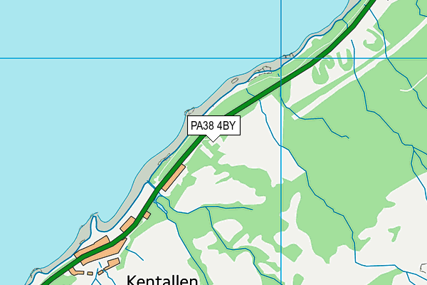 PA38 4BY map - OS VectorMap District (Ordnance Survey) PA38 4BY map - OS VectorMap District (Ordnance Survey)