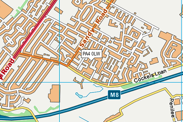 PA4 0LW map - OS VectorMap District (Ordnance Survey) PA4 0LW map - OS VectorMap District (Ordnance Survey)