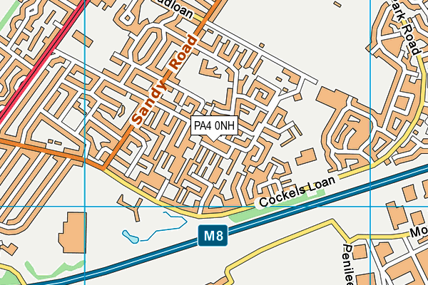 PA4 0NH map - OS VectorMap District (Ordnance Survey) PA4 0NH map - OS VectorMap District (Ordnance Survey)