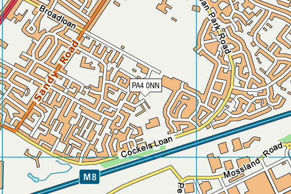 PA4 0NN map - OS VectorMap District (Ordnance Survey) PA4 0NN map - OS VectorMap District (Ordnance Survey)