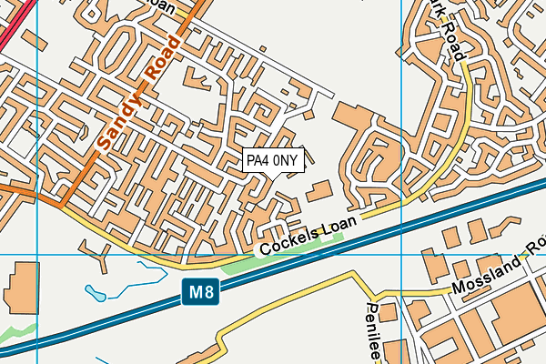 PA4 0NY map - OS VectorMap District (Ordnance Survey) PA4 0NY map - OS VectorMap District (Ordnance Survey)