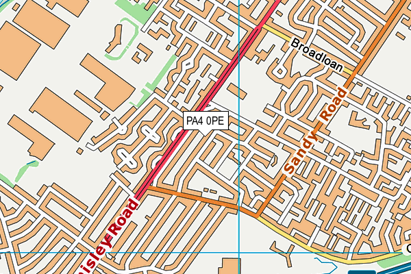 PA4 0PE map - OS VectorMap District (Ordnance Survey) PA4 0PE map - OS VectorMap District (Ordnance Survey)