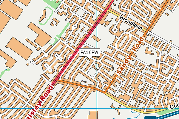 PA4 0PW map - OS VectorMap District (Ordnance Survey) PA4 0PW map - OS VectorMap District (Ordnance Survey)