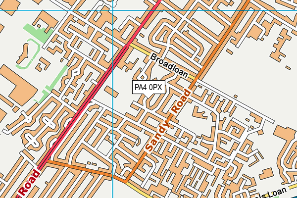 PA4 0PX map - OS VectorMap District (Ordnance Survey) PA4 0PX map - OS VectorMap District (Ordnance Survey)