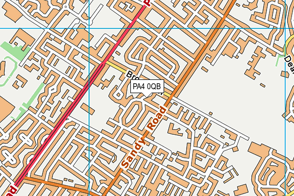 PA4 0QB map - OS VectorMap District (Ordnance Survey) PA4 0QB map - OS VectorMap District (Ordnance Survey)