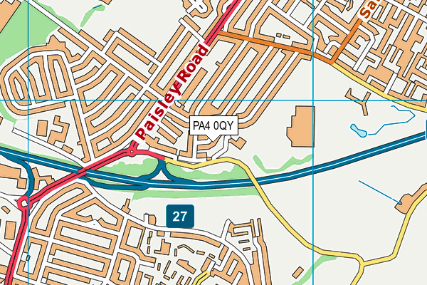PA4 0QY map - OS VectorMap District (Ordnance Survey) PA4 0QY map - OS VectorMap District (Ordnance Survey)