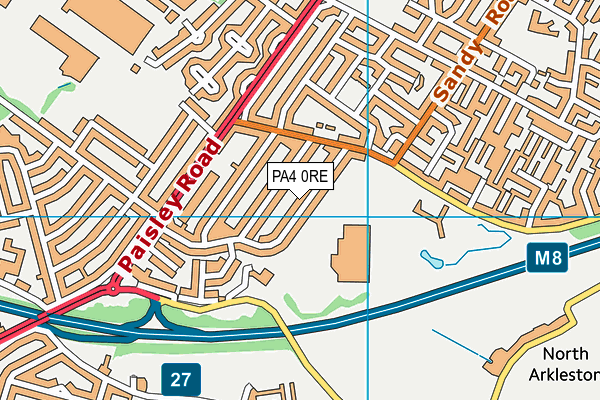 PA4 0RE map - OS VectorMap District (Ordnance Survey) PA4 0RE map - OS VectorMap District (Ordnance Survey)