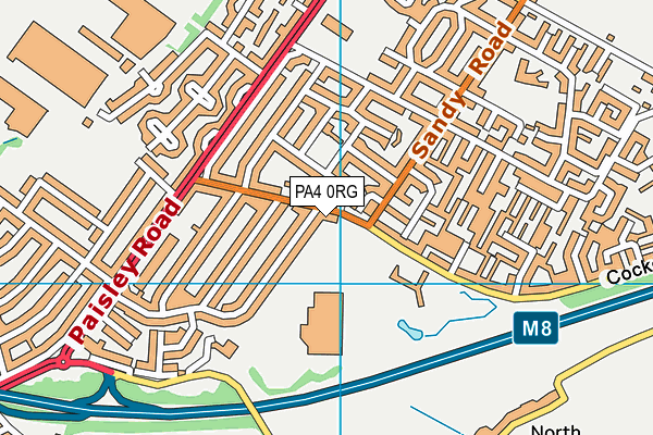 PA4 0RG map - OS VectorMap District (Ordnance Survey) PA4 0RG map - OS VectorMap District (Ordnance Survey)
