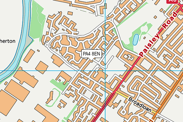 PA4 8EN map - OS VectorMap District (Ordnance Survey) PA4 8EN map - OS VectorMap District (Ordnance Survey)