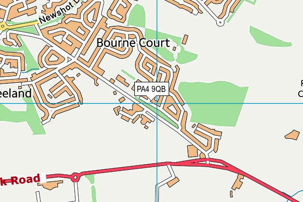 PA4 9QB map - OS VectorMap District (Ordnance Survey) PA4 9QB map - OS VectorMap District (Ordnance Survey)