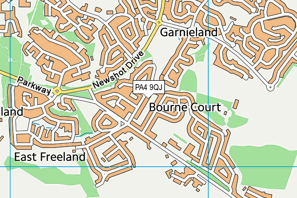 PA4 9QJ map - OS VectorMap District (Ordnance Survey) PA4 9QJ map - OS VectorMap District (Ordnance Survey)