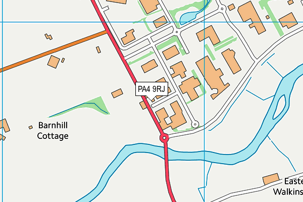 PA4 9RJ map - OS VectorMap District (Ordnance Survey) PA4 9RJ map - OS VectorMap District (Ordnance Survey)
