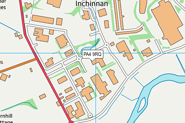 PA4 9RQ map - OS VectorMap District (Ordnance Survey) PA4 9RQ map - OS VectorMap District (Ordnance Survey)