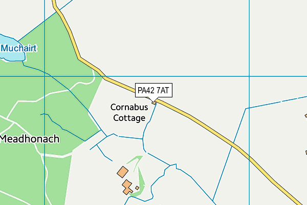 PA42 7AT map - OS VectorMap District (Ordnance Survey) PA42 7AT map - OS VectorMap District (Ordnance Survey)