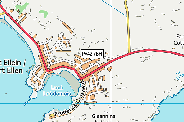 PA42 7BH map - OS VectorMap District (Ordnance Survey) PA42 7BH map - OS VectorMap District (Ordnance Survey)