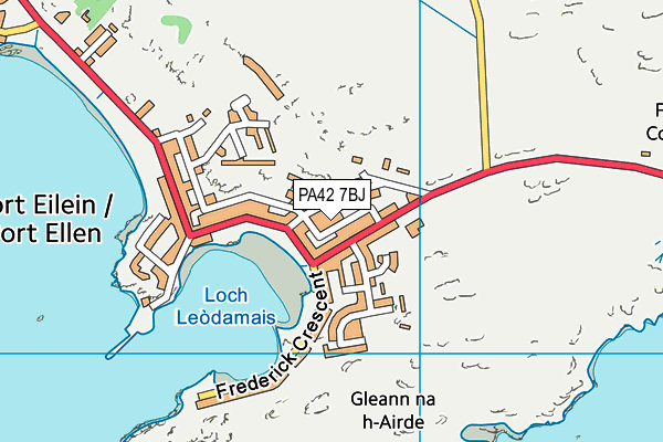 PA42 7BJ map - OS VectorMap District (Ordnance Survey) PA42 7BJ map - OS VectorMap District (Ordnance Survey)