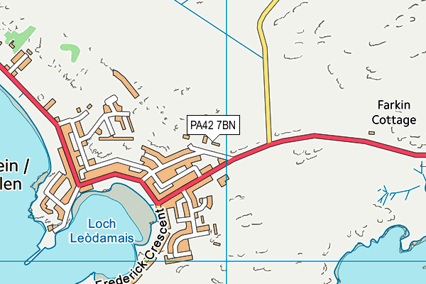 PA42 7BN map - OS VectorMap District (Ordnance Survey) PA42 7BN map - OS VectorMap District (Ordnance Survey)