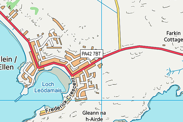 PA42 7BT map - OS VectorMap District (Ordnance Survey) PA42 7BT map - OS VectorMap District (Ordnance Survey)