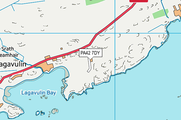 PA42 7DY map - OS VectorMap District (Ordnance Survey) PA42 7DY map - OS VectorMap District (Ordnance Survey)