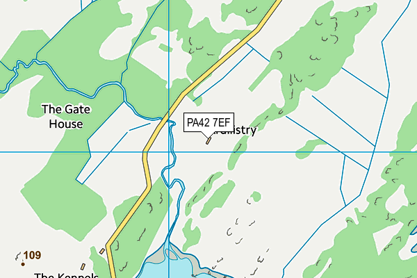 PA42 7EF map - OS VectorMap District (Ordnance Survey) PA42 7EF map - OS VectorMap District (Ordnance Survey)