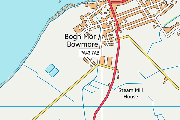 PA43 7AB map - OS VectorMap District (Ordnance Survey) PA43 7AB map - OS VectorMap District (Ordnance Survey)