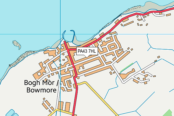 PA43 7HL map - OS VectorMap District (Ordnance Survey) PA43 7HL map - OS VectorMap District (Ordnance Survey)