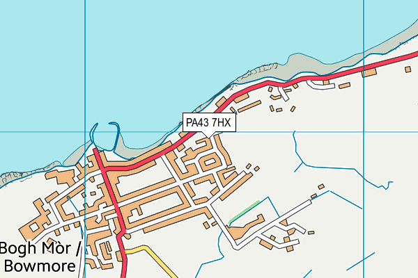 PA43 7HX map - OS VectorMap District (Ordnance Survey) PA43 7HX map - OS VectorMap District (Ordnance Survey)