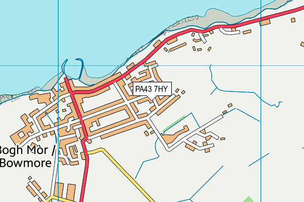 PA43 7HY map - OS VectorMap District (Ordnance Survey) PA43 7HY map - OS VectorMap District (Ordnance Survey)