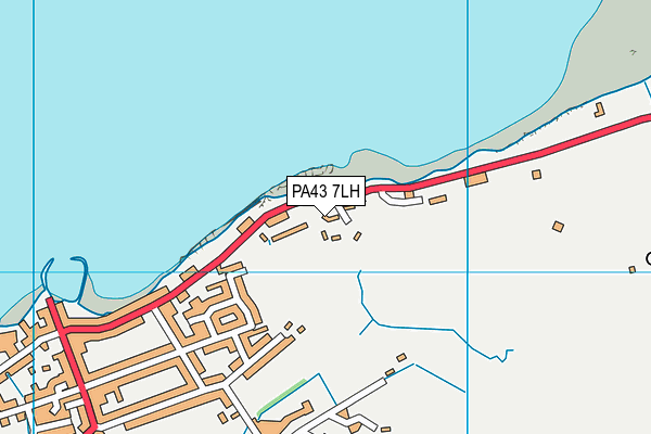 PA43 7LH map - OS VectorMap District (Ordnance Survey) PA43 7LH map - OS VectorMap District (Ordnance Survey)