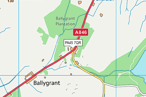 PA45 7QR map - OS VectorMap District (Ordnance Survey) PA45 7QR map - OS VectorMap District (Ordnance Survey)