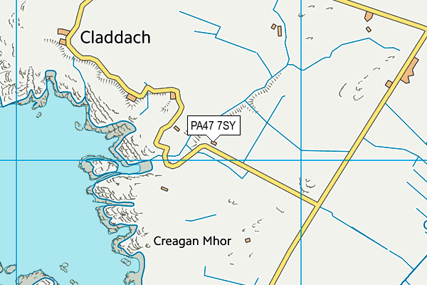 PA47 7SY map - OS VectorMap District (Ordnance Survey) PA47 7SY map - OS VectorMap District (Ordnance Survey)