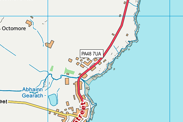 PA48 7UA map - OS VectorMap District (Ordnance Survey) PA48 7UA map - OS VectorMap District (Ordnance Survey)