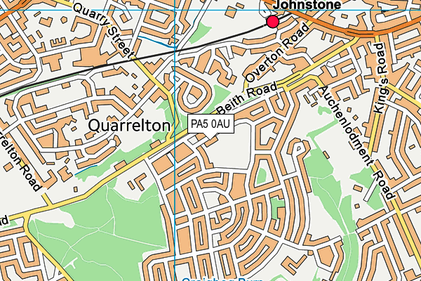 PA5 0AU map - OS VectorMap District (Ordnance Survey) PA5 0AU map - OS VectorMap District (Ordnance Survey)