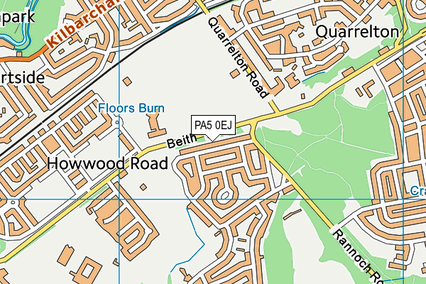 PA5 0EJ map - OS VectorMap District (Ordnance Survey)