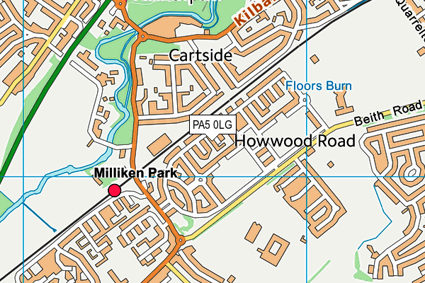 PA5 0LG map - OS VectorMap District (Ordnance Survey) PA5 0LG map - OS VectorMap District (Ordnance Survey)