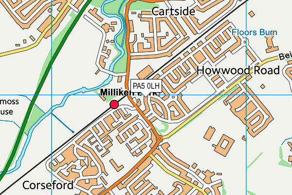 PA5 0LH map - OS VectorMap District (Ordnance Survey) PA5 0LH map - OS VectorMap District (Ordnance Survey)